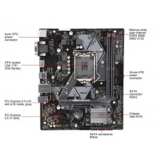 ASUS PRIME H310M-E R2.0 LGA 1151Intel H310 SATA 6Gb/s USB 3.1