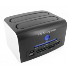 USB 3.0 SATA Hard Drive Docking Disk Backup Copy Clone Dual Dock