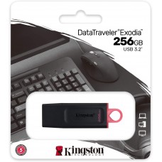 Kingston DataTraveler Exodia 256GB USB 3.2 Flash Drive DTX/256GB